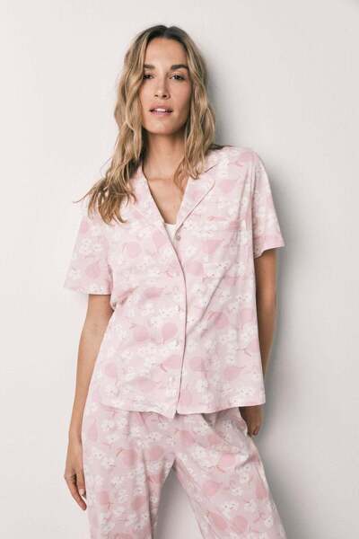 Women'secret Floral And Pear Print Classic Pyjamas