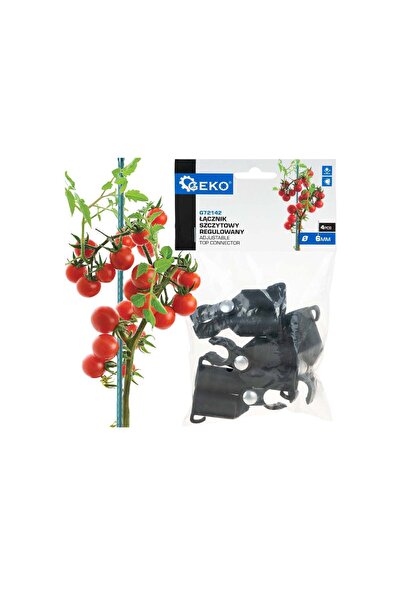 GEKO Conector superior reglabil pentru țăruși, 16 mm, 4 bucăți, G72142