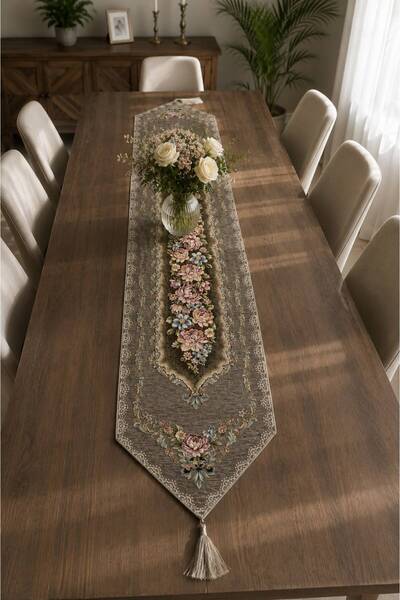 Yeshome Collection غطاء طاولة القهوة من نوع رويال بوكيت شونيلي جوبلن 35×170 م...