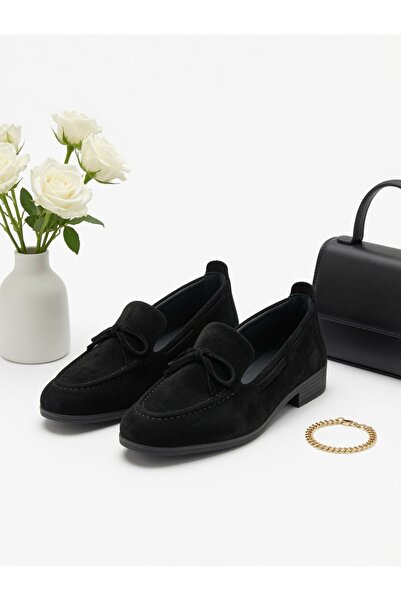 Mammamia Kemal Aygün-Mammamia Genuine Leather Women's Loafer Shoes