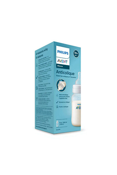 Philips Avent Anti-Colic Baby Feeding Bottle - 260ml Plastic - 1m+