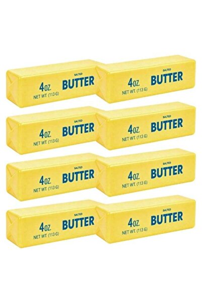 Duravel 8Pcs Butter Squishy Toy Slow-Rise Salted Butter Stress Reliever 4oz (...
