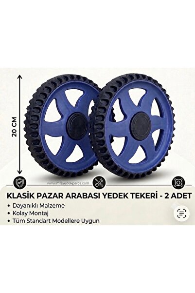 MFS Klasik Pazar Arabası Tekeri Telli Pazar Arabası Tekerleği ( 2 Adet )