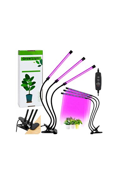 LEAN Lampă LED pentru plante cu suport și telecomandă, lumină roz, 29305