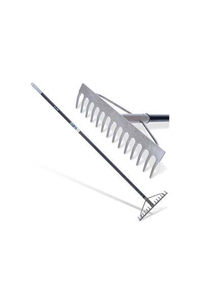 GEKO Greblă metalică Hard Line, 150 cm, 14 dinți, G 66552