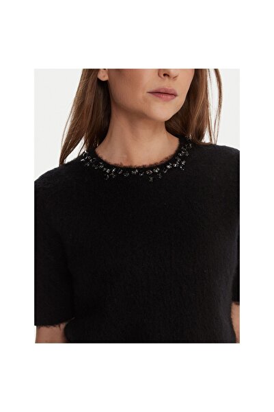 Kaos Pulover de damă RI1NT071 Negru