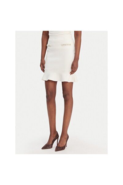 Guess Fustă mini de damă W6RD75Z4422 Crem