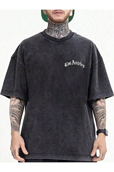bellanova Elanco Unisex Colorful Oversize Printed T-Shirt Streetwear Comforta...
