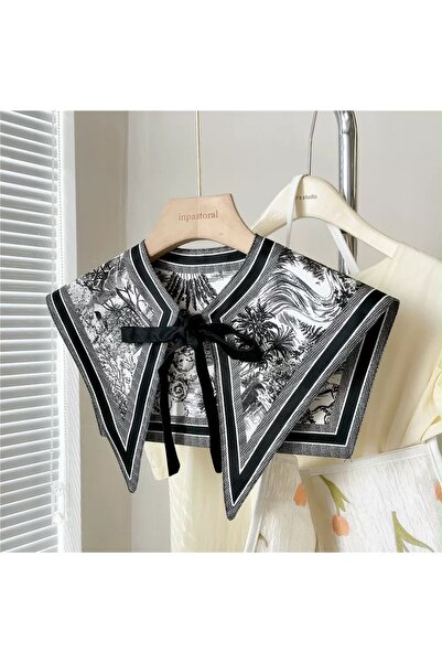 EMAYS DESIGN . Women's Vintage Patterned Detachable Shawl Collar Combination ...