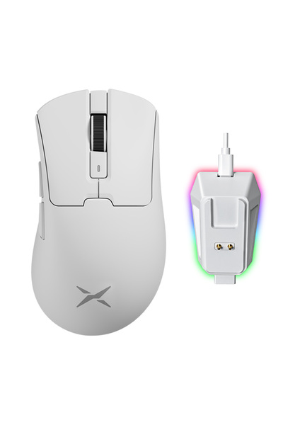 Choice1 Delux M900PRO-White Delux M900PRO Wireless Gaming Mouse Ergonomic 8K ...