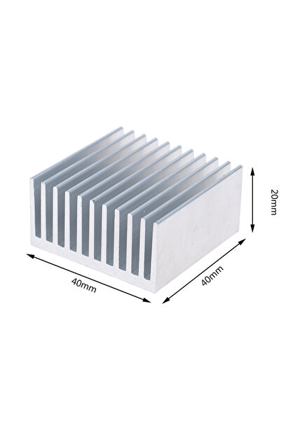 Choice1 40x40x20mm 【C】Extruded Aluminum Heatsink For High Power LED IC Chip C...