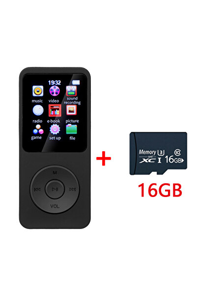 Choice Black 16GB Card Mini Portable MP3 Player HiFi Music Walkman Bluetooth4...