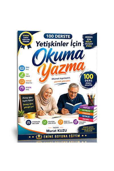 Enine Boyuna Eğitim قراءة وكتابة للبالغين في 100 درس