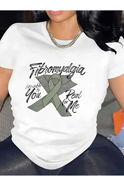 Astogria13 cotton Short Sleeve T-Shirt Living Room Featuring Fibromyalgia Des...