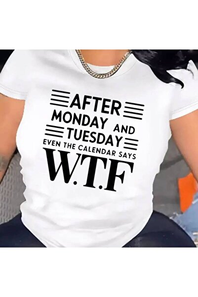 Astogria13 تي شيرت نسائي مريح بياقة دائرية وأكمام قصيرة من مزيج القطن الناعم ...