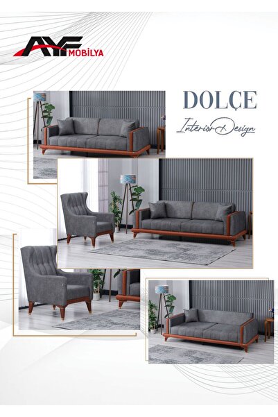 AYF MOBİLYA DOLÇE DÜZ DÖŞEMELİ 3+3+1+1 KOLTUK TAKIMI