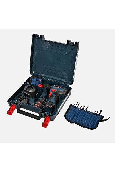 Bosch GSR 120-LI Akülü Vidalama (23 parça Aksesuar Seti Hediye)