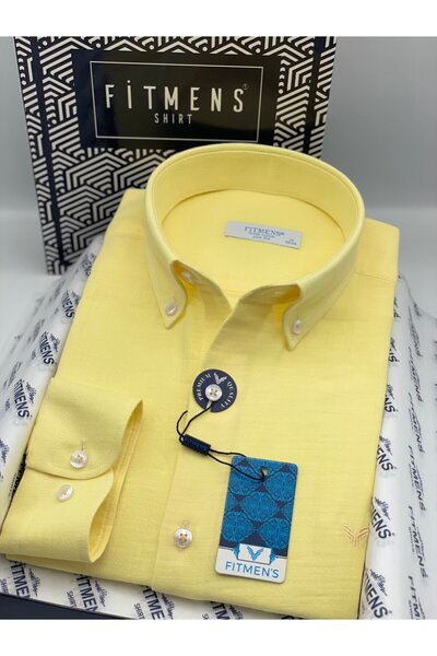 Fitmens Slim Fit Long Sleeve Muslin Cotton Comfortable Breathable Fabric Coll...