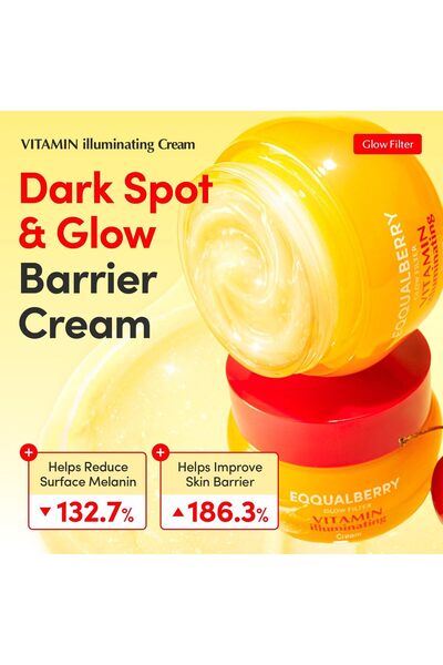 EQQUALBERRY Vitamin Cream for Skin Brightening and Lightening (50ml)