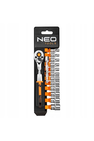NEO Tools Set de chei tubulare 1/4 inch, 14 piese. GRZECHOTKA PRELUNGITOR 10-000
