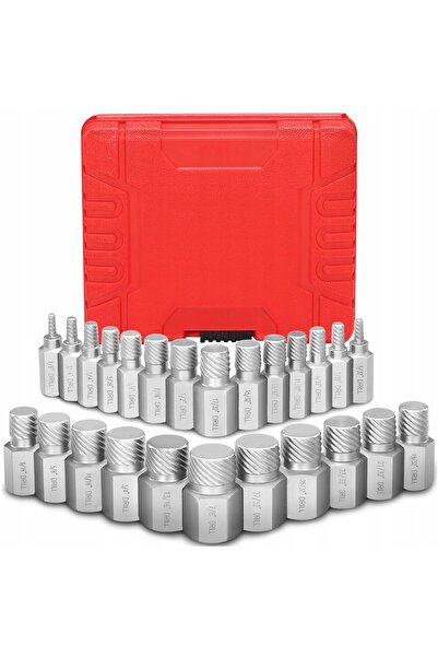 Kraft&dele Extractor de șuruburi stricate, 25 de piese, valiză KD10077