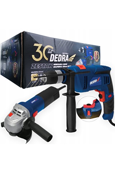 dedra Set polizor unghiular și mașină de găurit de 125 mm