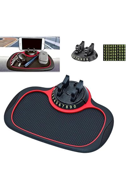 Generic Multifunction Phone Pad Holder, Anti Skid Car Dashboard Sticky Pad, N...