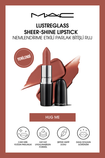 M.A.C Lustreglass Sheer-Shine Lipstick - Nemlendirme Etkili Parlak Bitişli Ru...