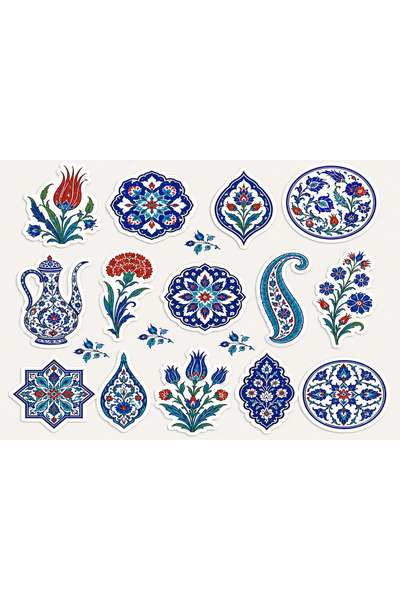 TELLGRAF مجموعة ملصقات ذات طابع فني تقليدي (21×30 سم، مجموعة واحدة)