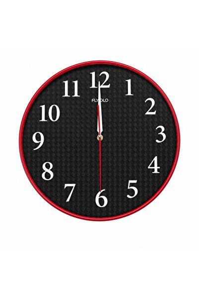 Exonix Sessiz Duvar Saati Fosforlu Akrep Yelkovan Modern Dekoratif Analog Saat