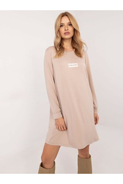 Relevance Rochie Dama Maxi, Lejera, RELEVANCE, Bej Casual Model RV-SK-A-165.61