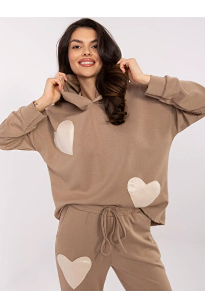 Italy Moda Compleu Dama Maneca lunga, Dreapta, ITALY MODA, Bej Casual