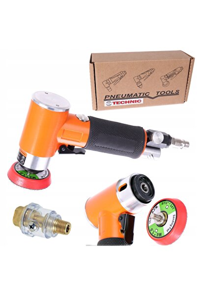 TC Technic Polizor unghiular pneumatic excentric cu disc abraziv de 50mm + mi...