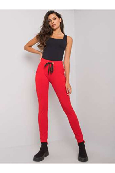 Relevance Pantaloni Trening Dama, RELEVANCE, Bumbac, Rosu, model RV-DR-6202.27P