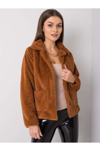 rue parıs Women's Jacket, RUE PARIS, Polyester, Long Sleeve, Brown, model 217...