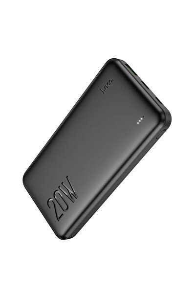 Hoco J87 power bank 10000 mAh, QC3.0, PD, 3A 20W, μαύρο