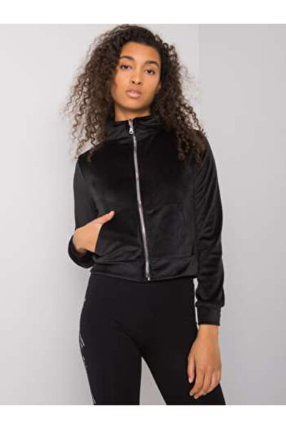 rue parıs Women's Sweatshirt, RUE PARIS, Viscose, Long Sleeve, Black, model R...