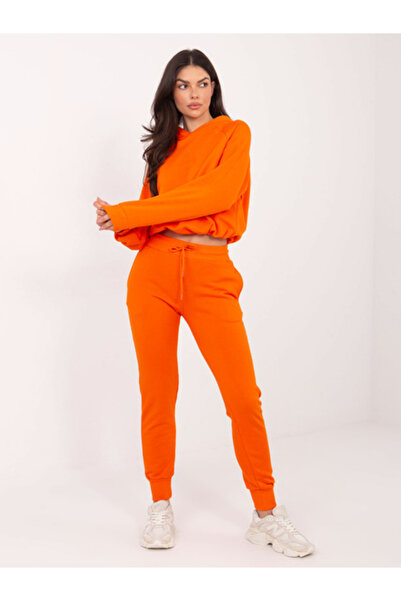 Basic Feel Good Women's Suit, BASIC FEEL GOOD, Cotton, Long Sleeve, Neon Oran...