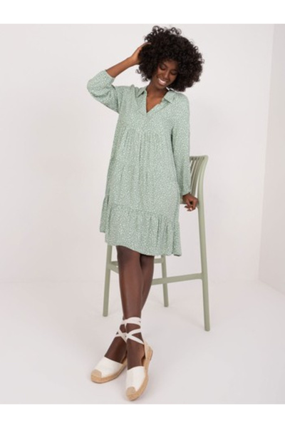 Sublevel Rochie Dama, Sublevel, Viscoza, Rochie oversize, Khaki, model D73771...