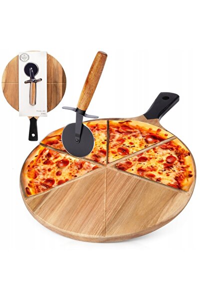 Vilde Deska DO PIZZY pentru tăiere, servire, prezentare, cuțit, cuțituleț, ră...