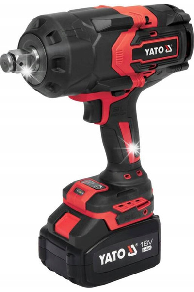 yato Cheie de impact fără perii cu acumulator 3/4'' 18V 6Ah 2400Nm