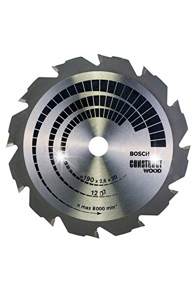 Boschen Disc abraziv CONSTRUCT WOOD 190*20/Z12 2608641201 BOSCH