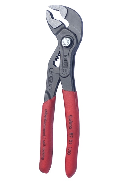 Knipex Clește pentru țevi Cobra, cheie reglabilă pentru piulițe 8701150 150 mm
