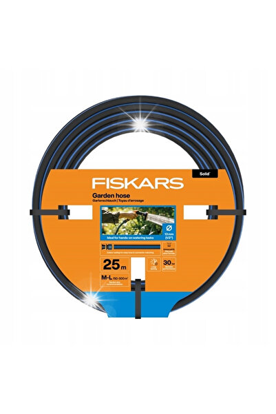 FiSKARS Furtun de grădină solid 13mm 1/2'' 25m