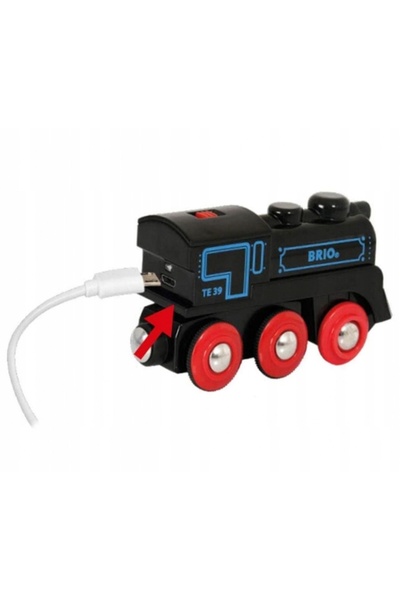BRIO Locomotivă clasică + cablu USB