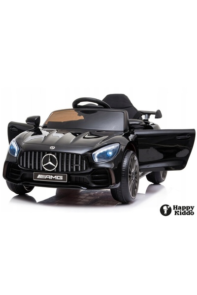Happy Kiddo Mașină cu acumulator Mercedes GTR-S pilot 2 motoare piele radio EVA