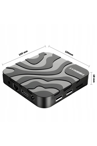 Retoo SMART TV BOX T95MAX ANDROID 9 64BIT 6K WIFI HDR USB 3.0 + CABLU REMOTE ...