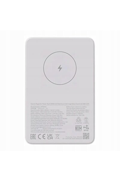 Xiaomi Powerbank magnetic 5000mAh USB-C Ușor și portabil