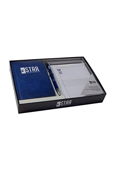 Insight Editions DC Comics: S.T.A.R. Set de papetărie de birou Labs (cu pix)