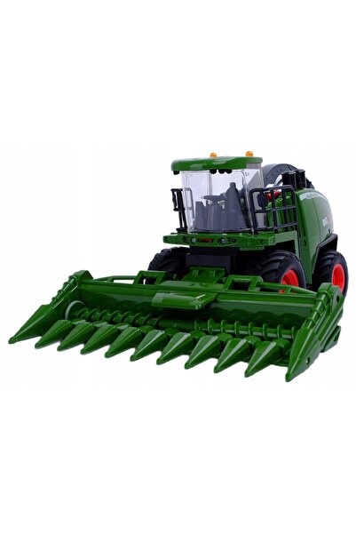 TOYSPLANET Combină agricolă telecomandată cu DYM pentru porumb, Tractor LED D...
